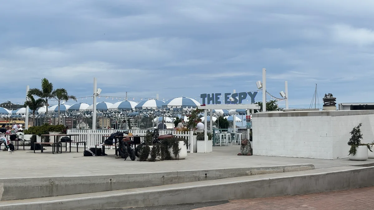 Kristof is 🏛️ visiting at The Espy, Manly with Raphael.