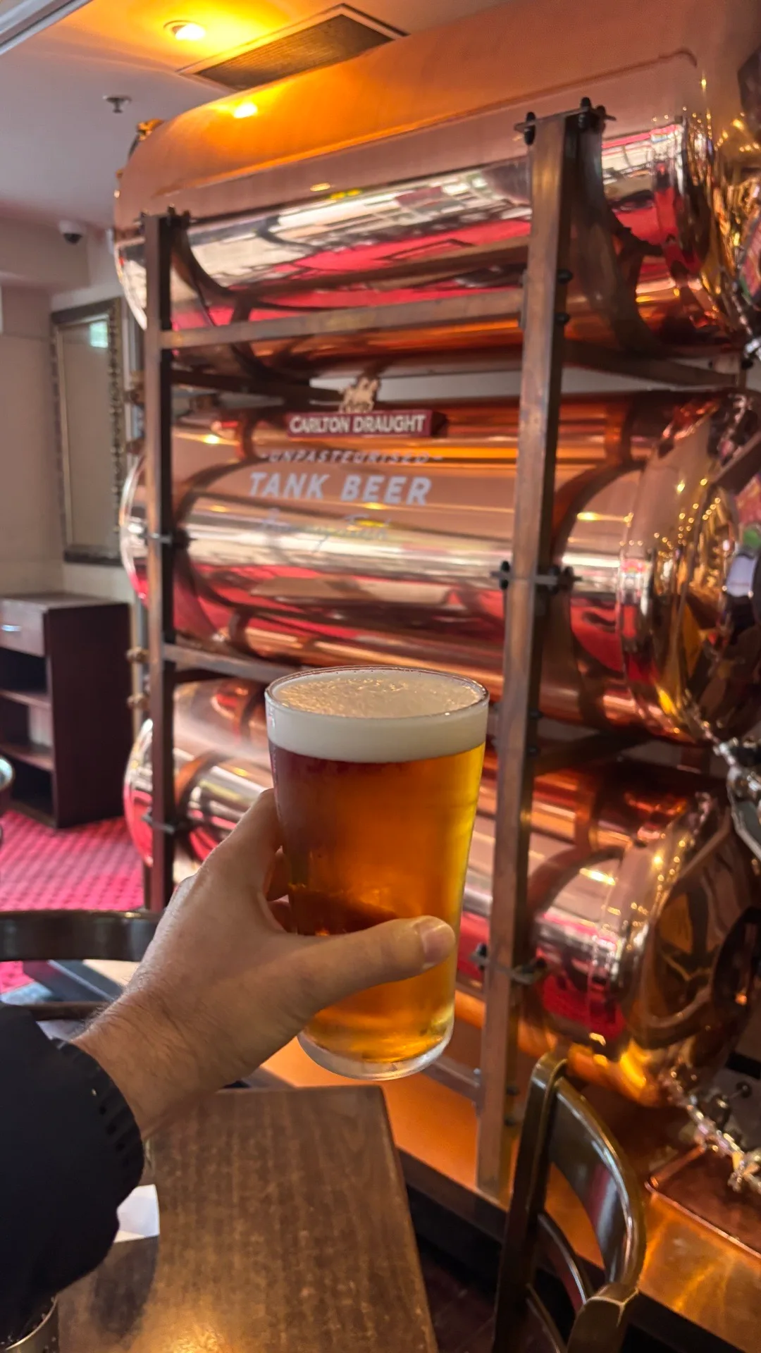 Kristof is 🍺 drinking at The Nixon Hotel with Angelo Neves.