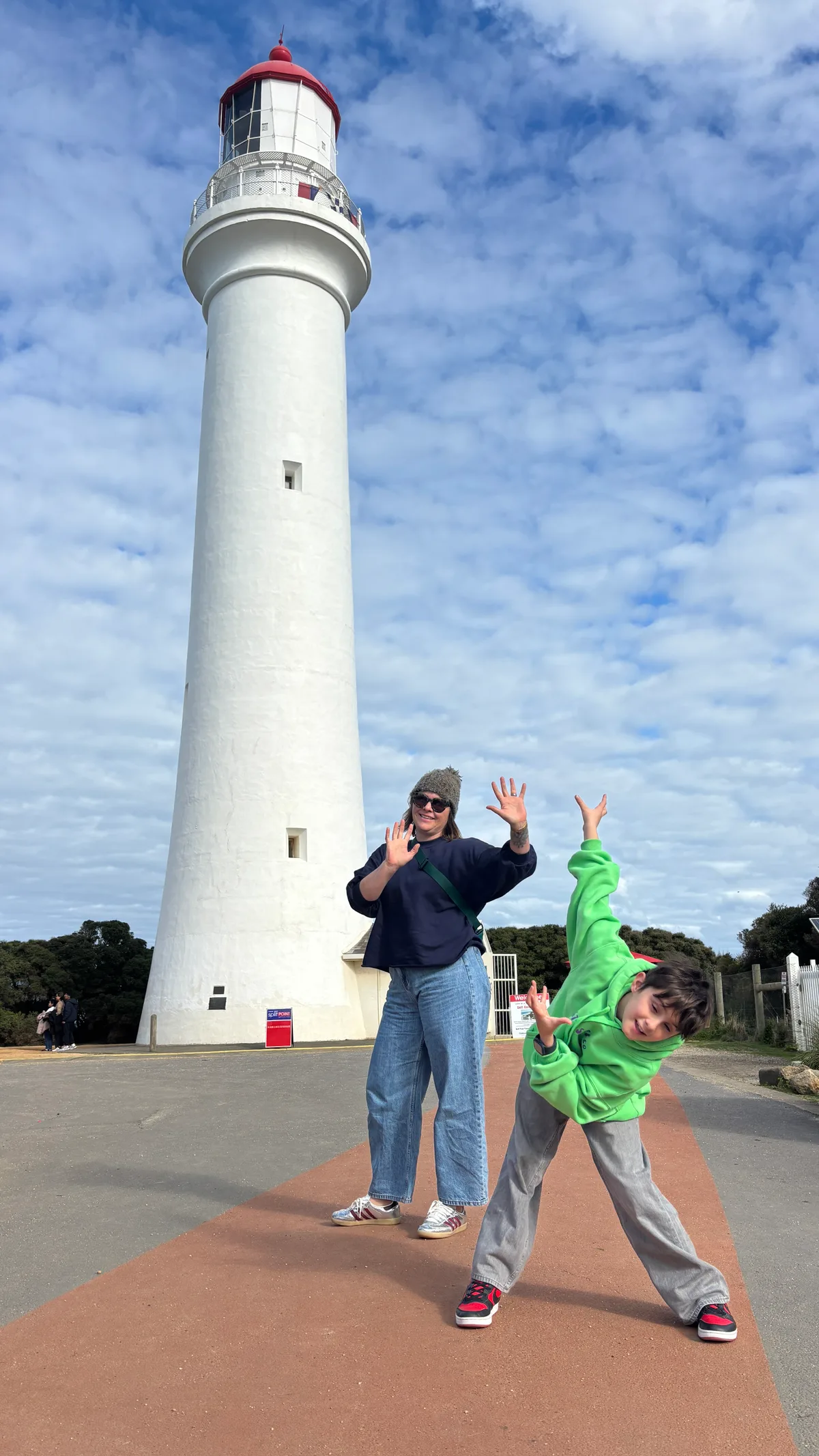Kristof is 🏛️ visiting at Lighthouse View I Lighthouse is at your door with Nada and Raphael.