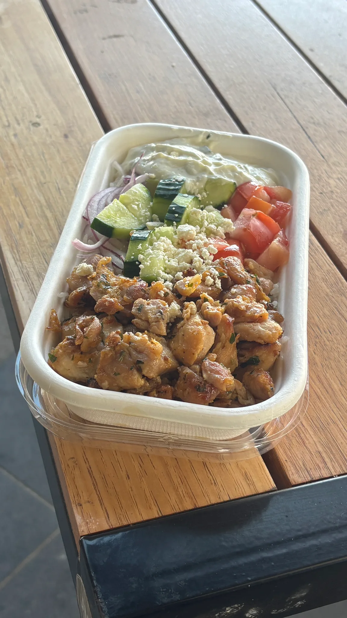 Kristof is 🍽️ eating at In a Rush - ANZ.