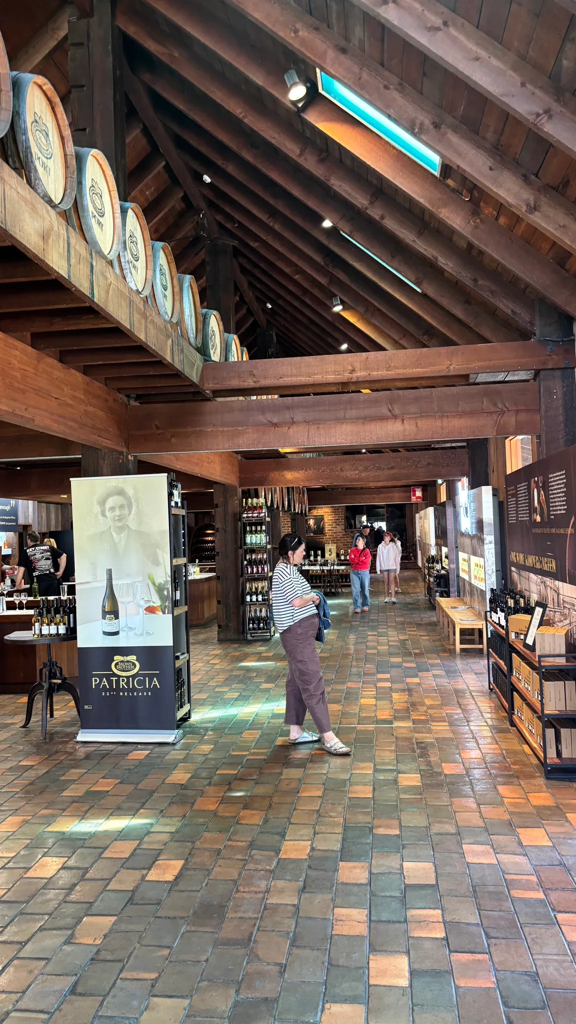 Kristof is 🏛️ visiting at Brown Bros. Milawa Vineyard.