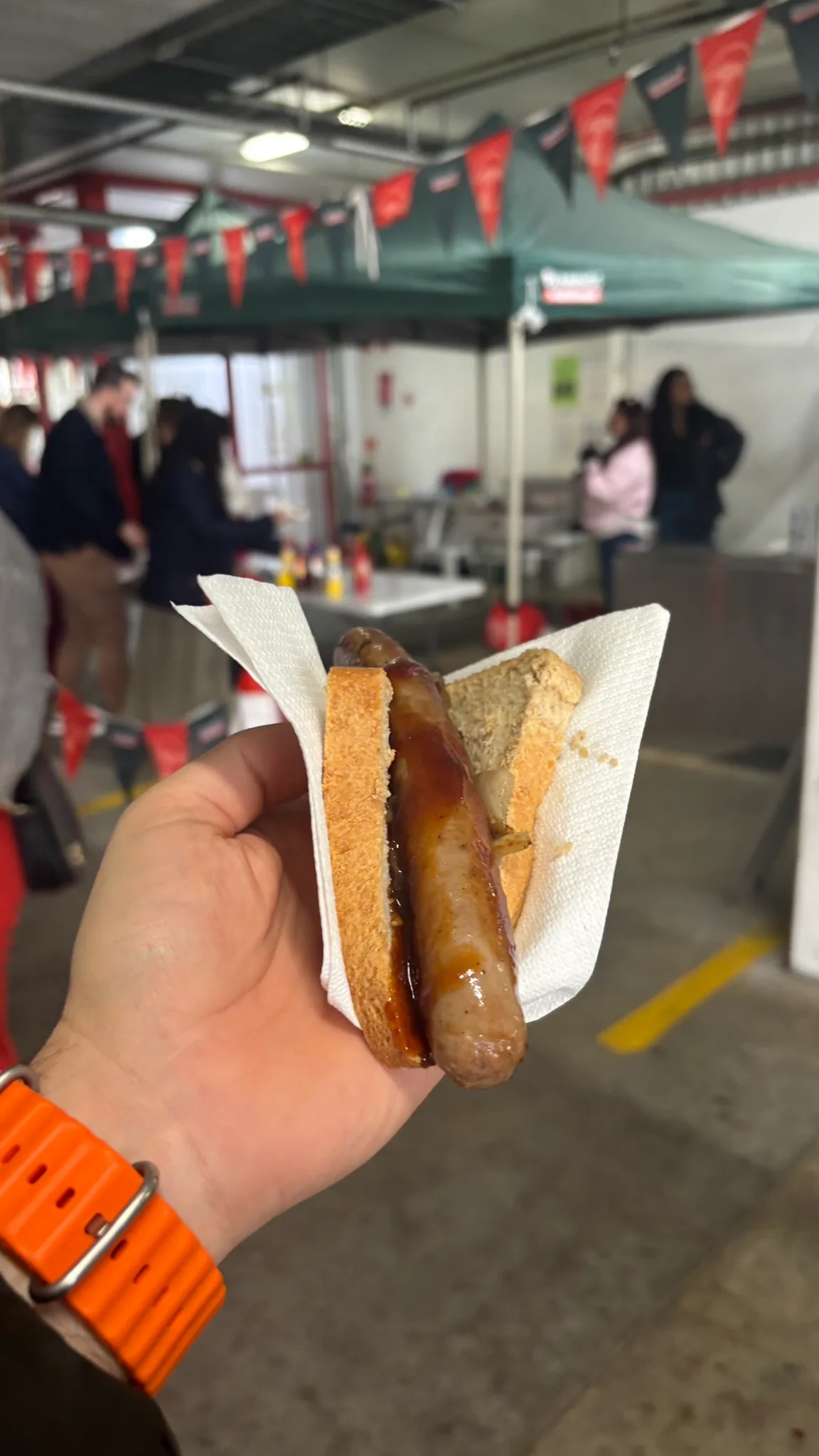 Kristof is 🏛️ visiting at Bunnings West Footscray with Nada and Raphael.