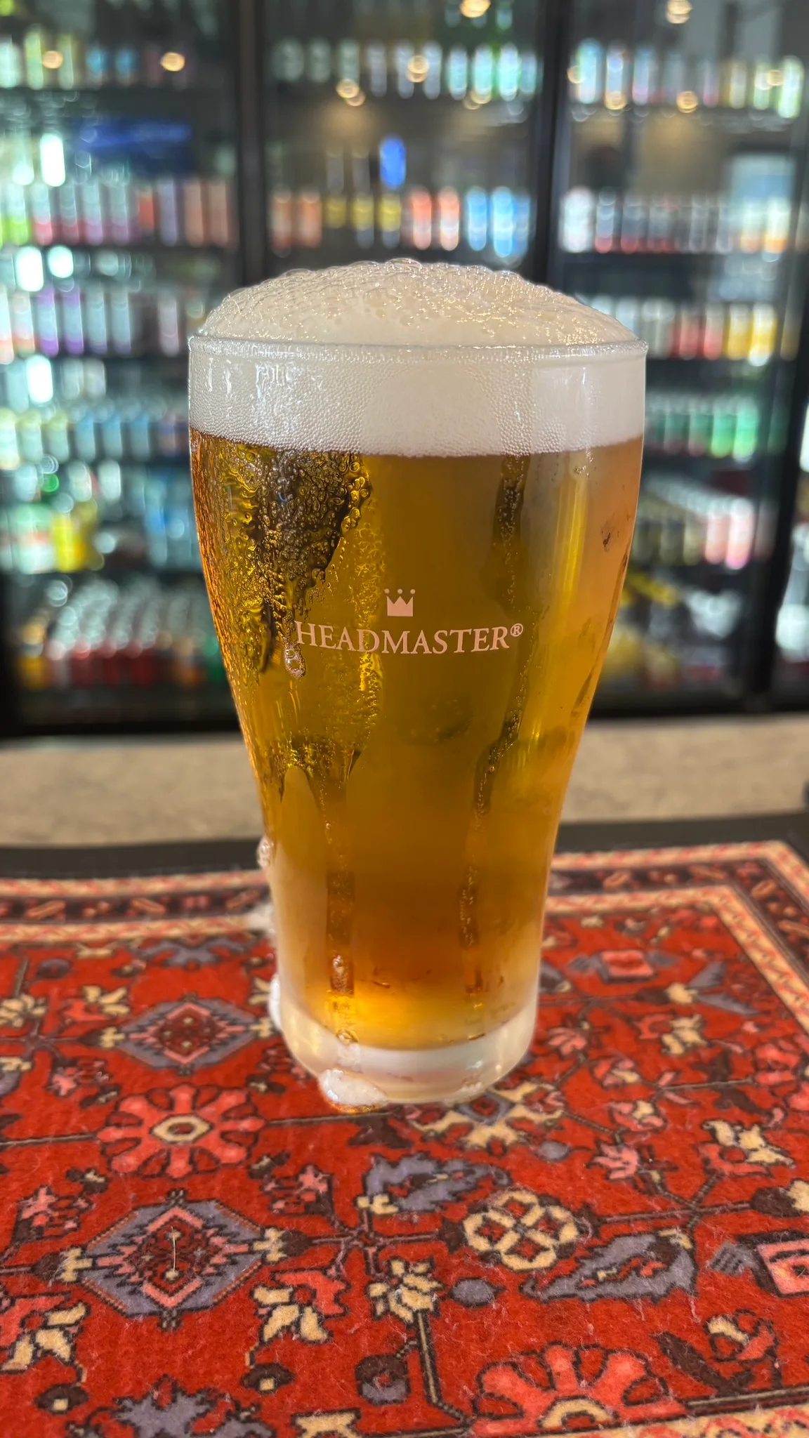 Kristof is 🍺 drinking a beer at Alpine Hotel Bright.