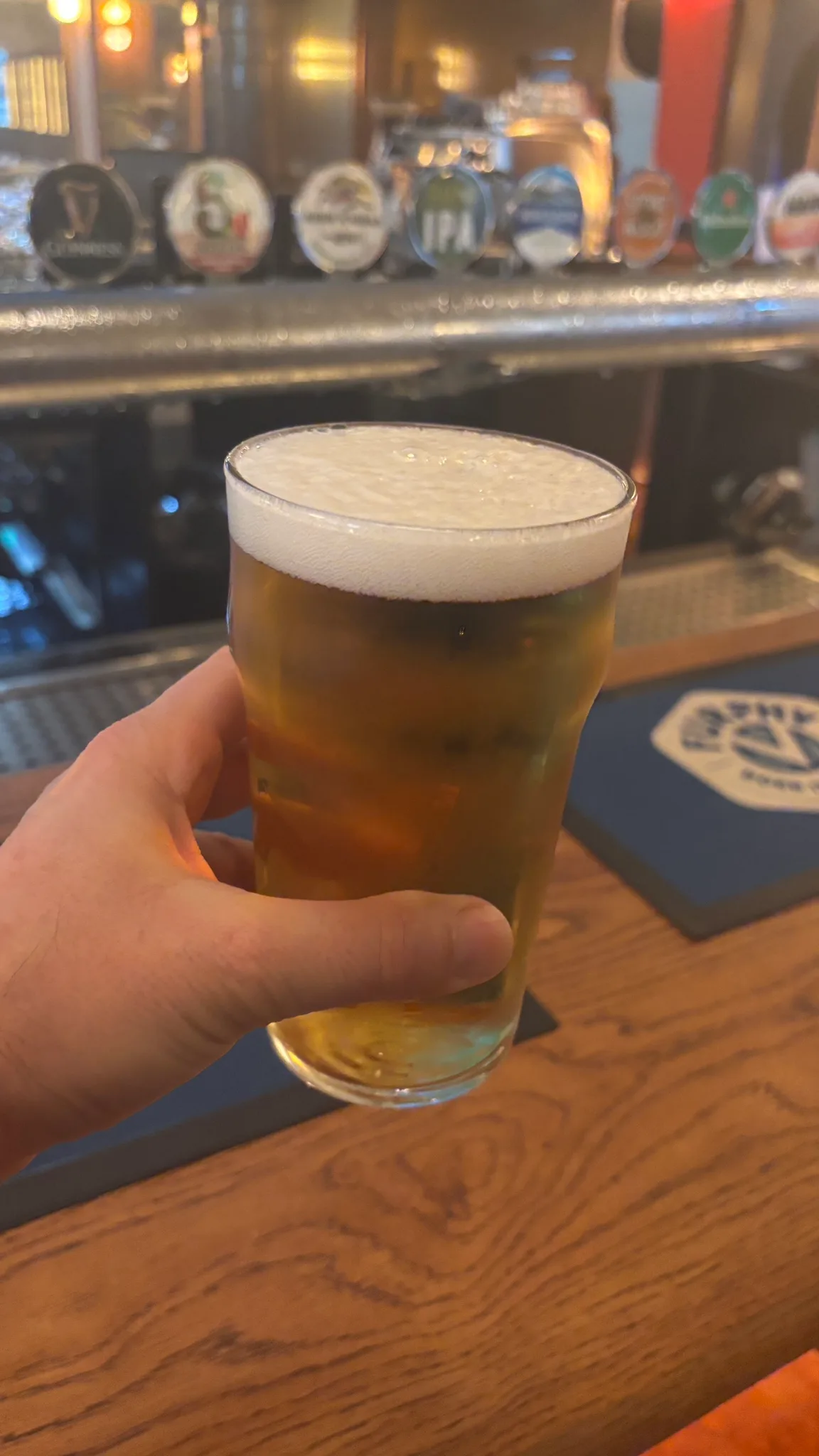 Kristof is 🍺 drinking a beer at Railway Hotel.