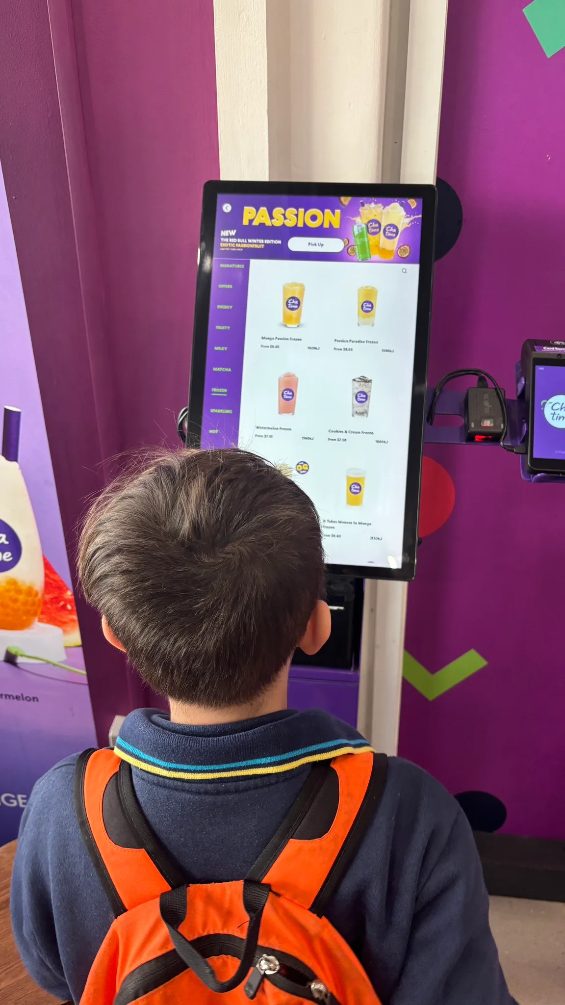Kristof is 🏛️ visiting at Chatime Australia with Wlad and Raphael.