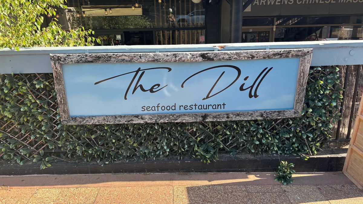 Kristof is 🍽️ eating at The Dill Seafood Restaurant with Nada.