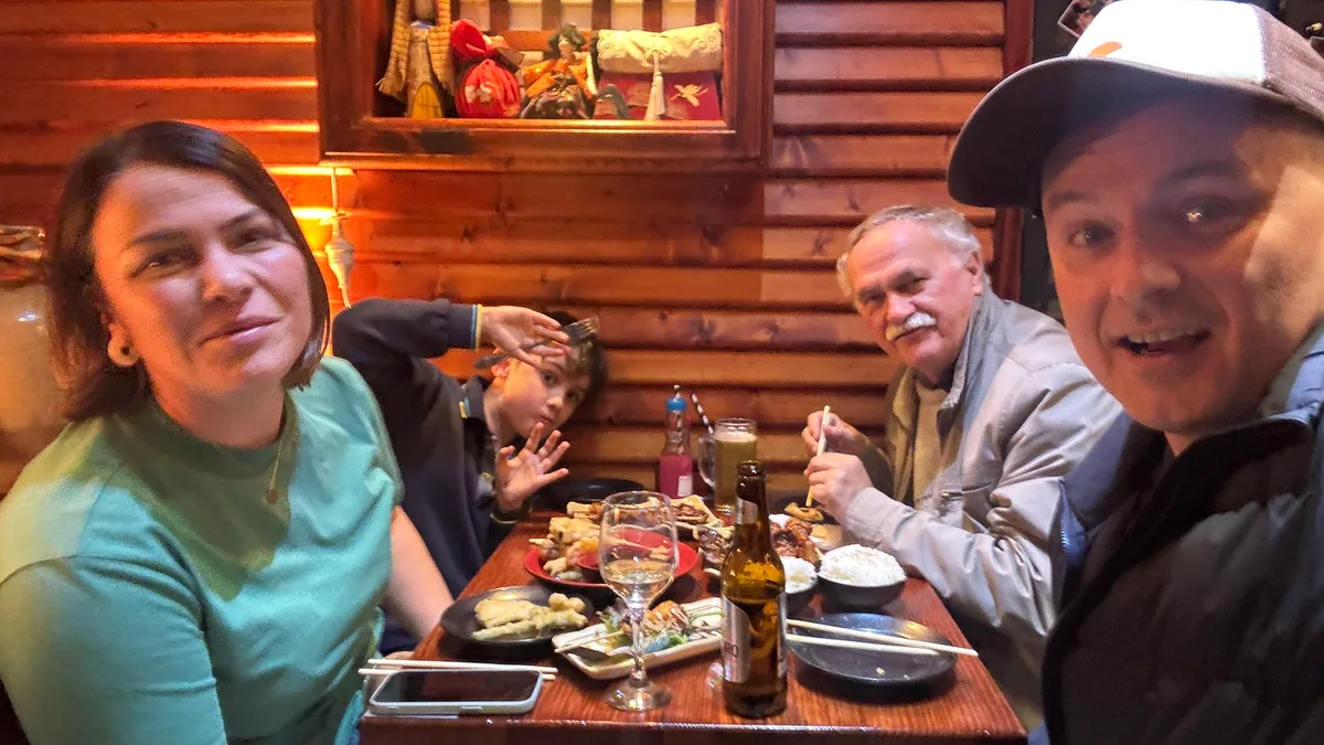 Kristof is 🍽️ eating at Kawa Sake Sushi Boat with Wlad and 2 others.