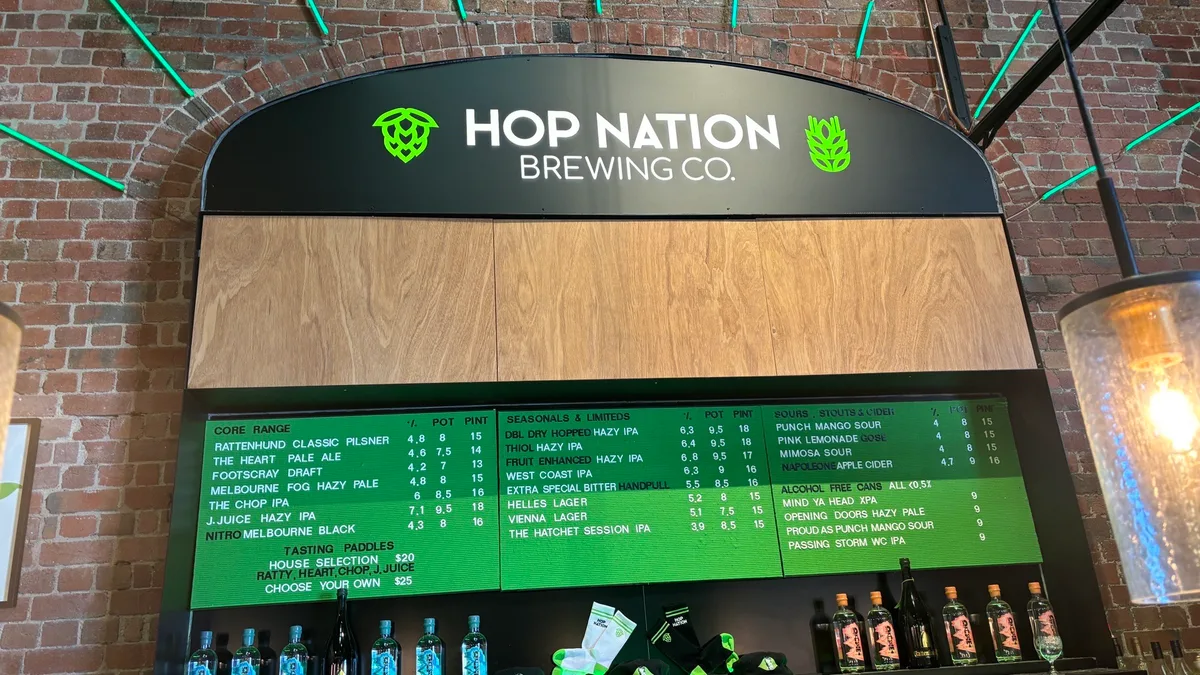 Kristof is 🍺 drinking at Hop Nation Brewing Co. with Raphael and Ross Jones.