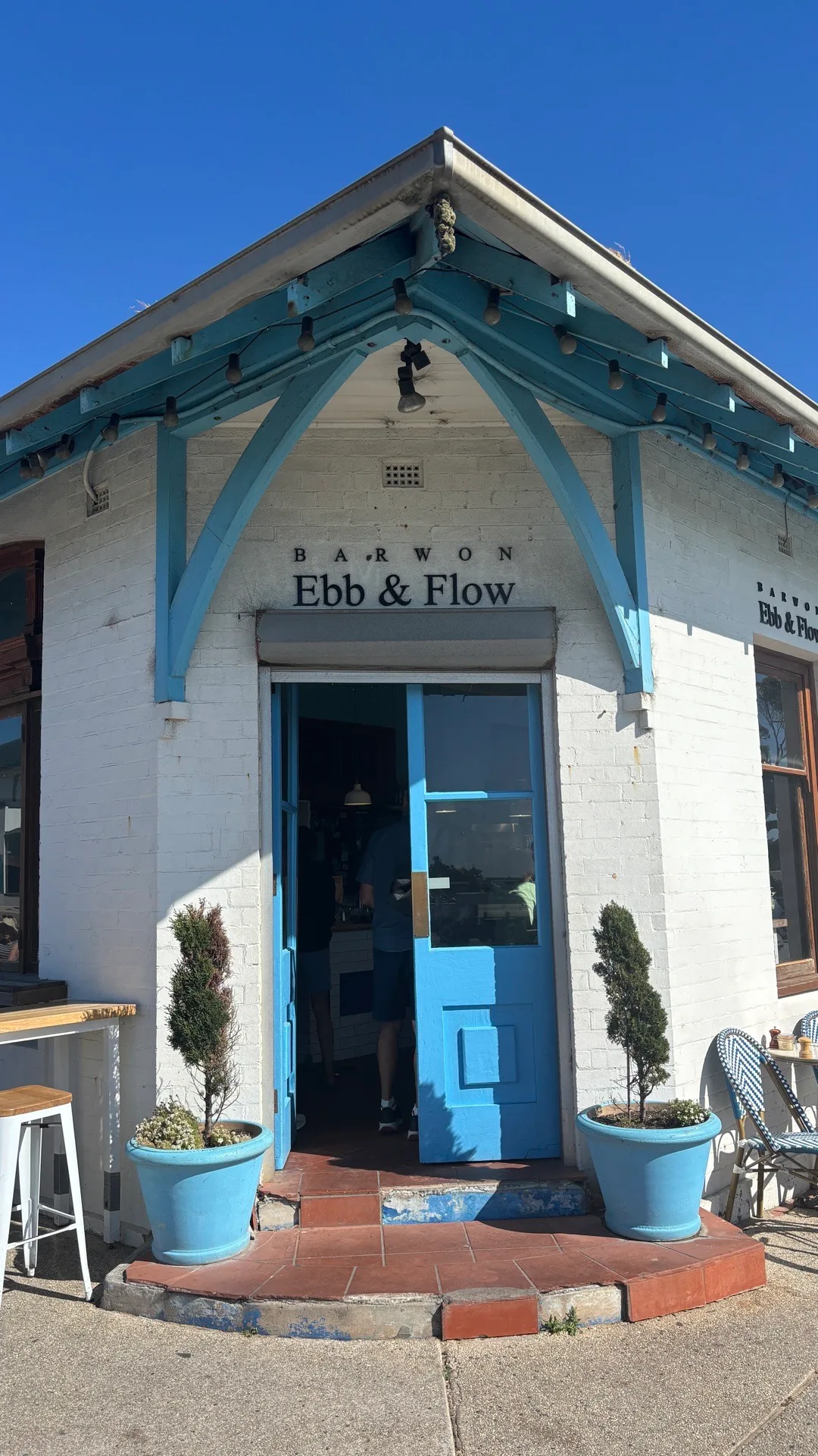 Kristof visiting at Barwon Ebb and Flow