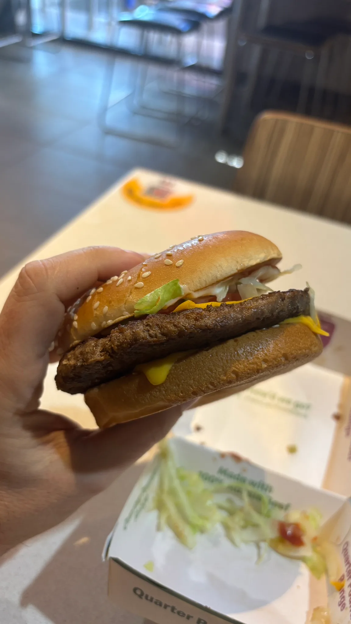 Kristof is 🍽️ eating at McDonald's.