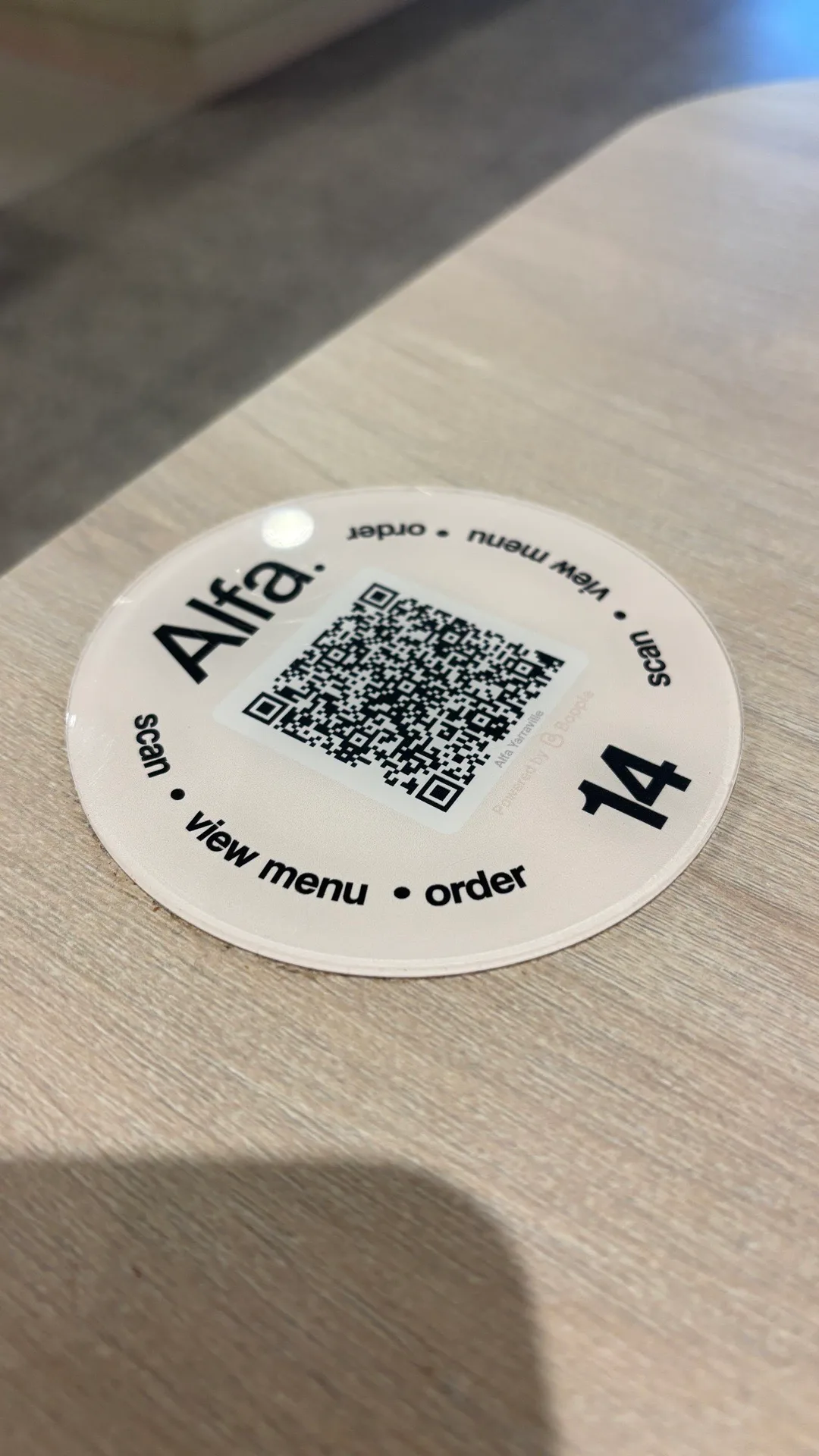 Kristof is 🏛️ visiting at Alfa. Yarraville.