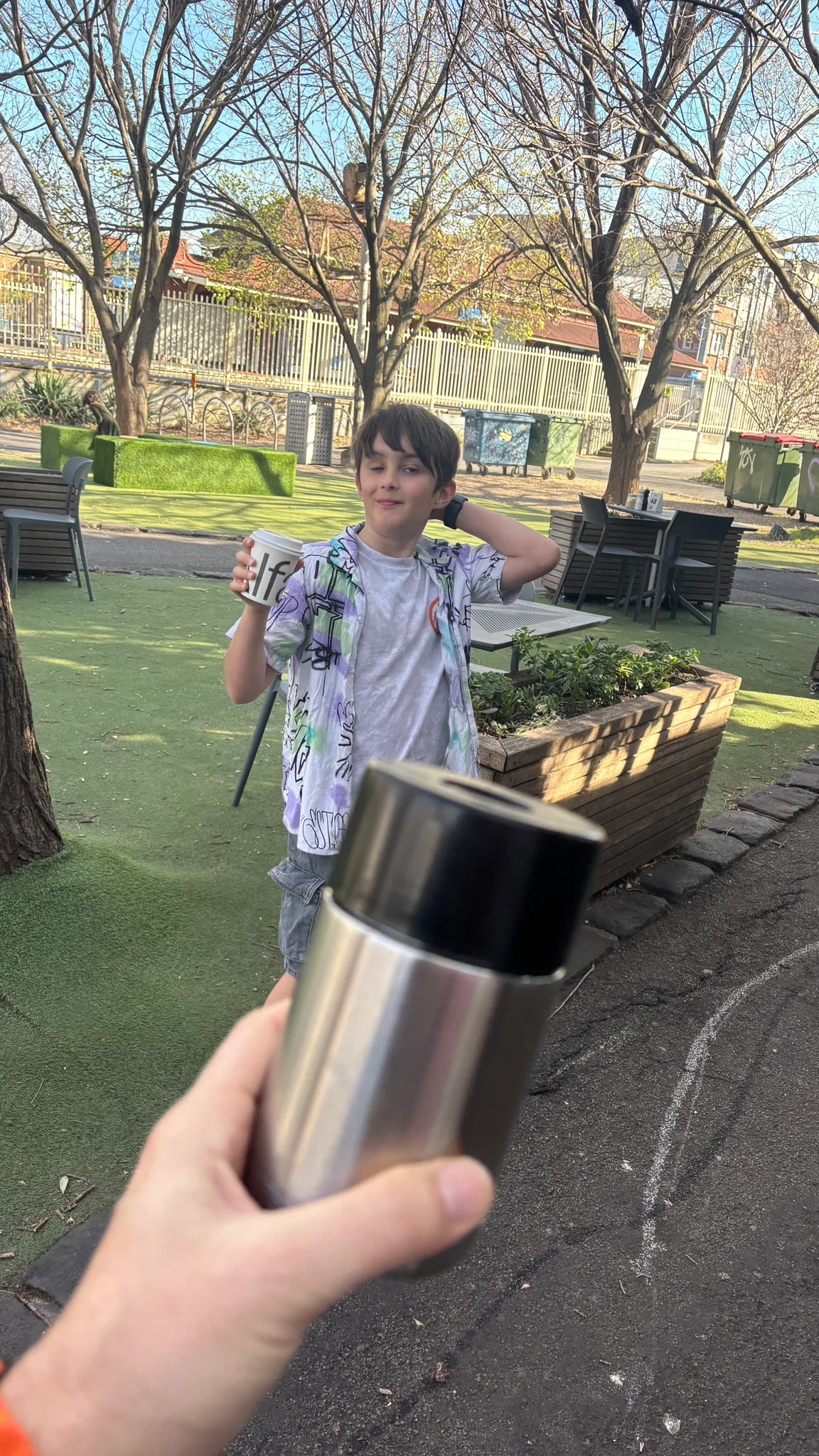 Kristof is ☕ drinking a flat white at Alfa. Yarraville.