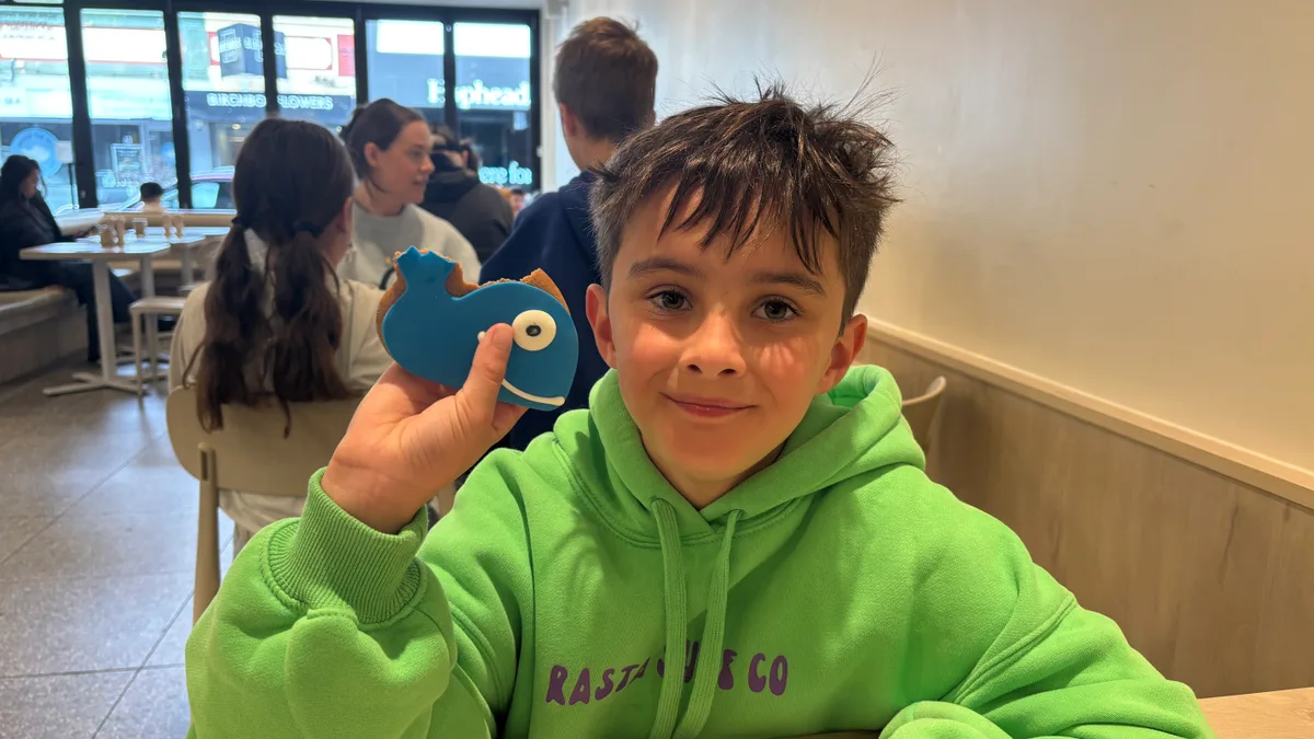 Kristof is 🏛️ visiting at Alfa. Yarraville with Raphael.