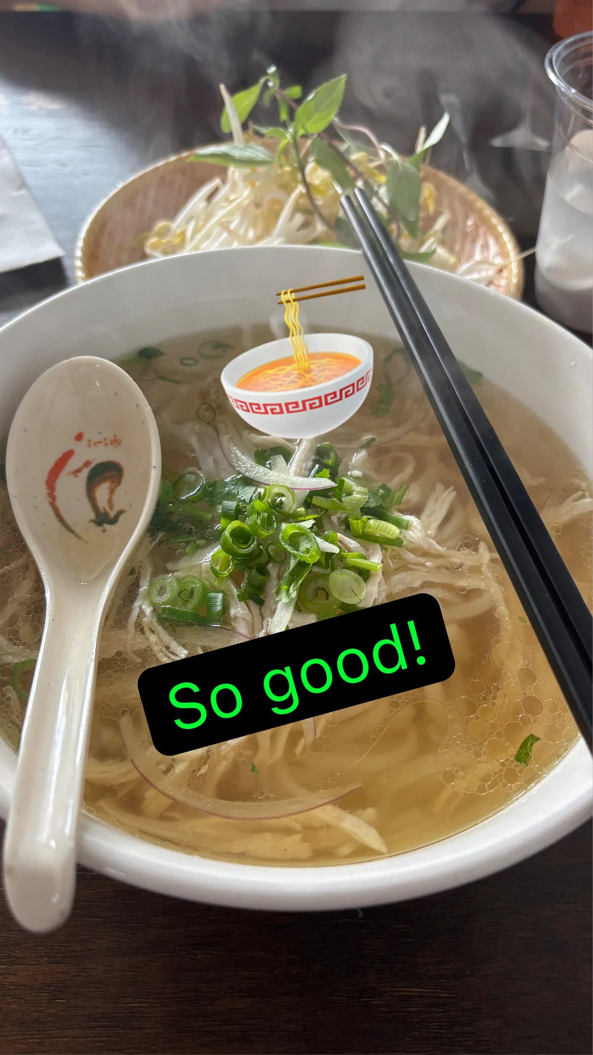 Kristof is 🍽️ eating at Saigon Alley Yarraville with Raphael.