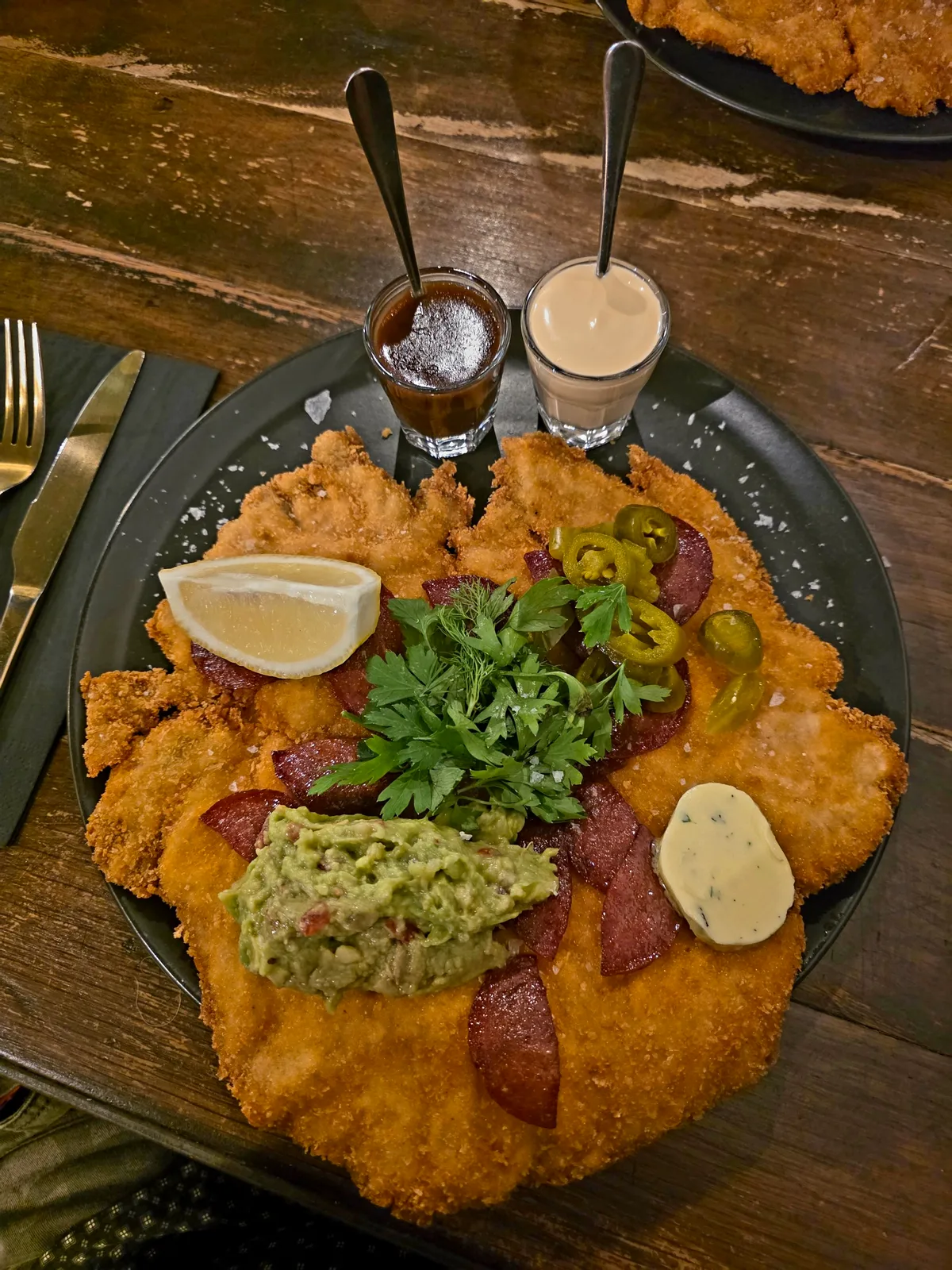 Brad Smith is 🍽️ eating at Schnitzel Heaven.