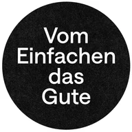 Vom Einfachen das Gute logo