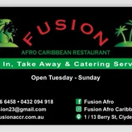 Fusion Afro Caribbean Cafe & Restaurant logo