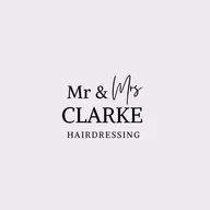 Mr and Mrs Clarke Hairdressing logo