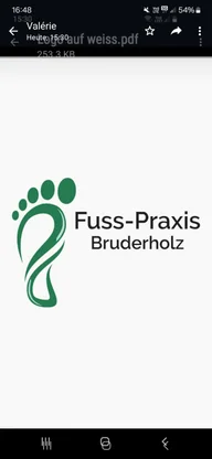 Fuss-Praxis Bruderholz logo