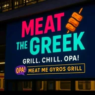 Meat the Greek - Gyros Grill logo