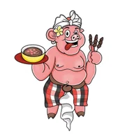 Sate babi ra logo