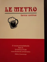 Le Métro Belleville logo