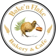 Bake'n Flake Bakery and Cafe logo