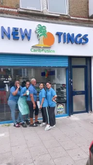 New Tings Grill and Bar logo