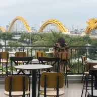 Dragon Ball Rooftop Bar best view see fire show and Fireworks logo