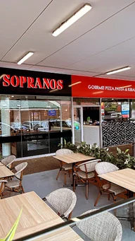 Sopranos Gourmet Pizza Pasta and Kebab logo