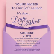 Love Those Lashes & Head Spa logo