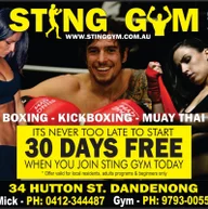Sting Gym Dandenong logo