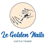 Le Golden Nails & Beauty Castle Tower logo
