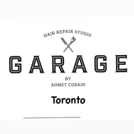 Garage hair repair studio logo