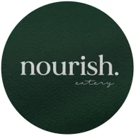 nourish eatery. / Café & Restaurant logo