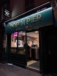 Pop'n Pier Fish & Chips logo
