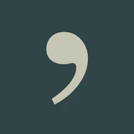 Comma Food & Wine logo