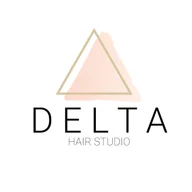 Delta Hair Studio Mascot logo