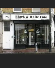 Black & White Cafe logo
