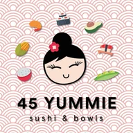 45 Yummie Sushi & Bowls logo