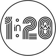 1 in 20 Cafe logo
