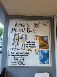 Ami's Paint Bar logo