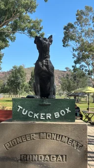 Dog on the Tucker Box logo