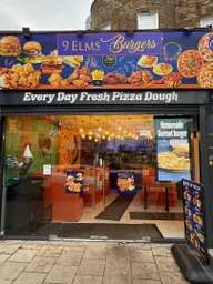 9 Elms Burgers logo