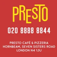 Presto Cafe & Pizzeria logo