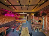 Two Hands Rooftop Bar and Beer Garden Eatery logo