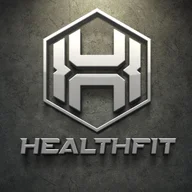 HealthFit Gym and Yoga Center logo