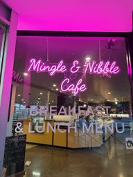 Mingle & Nibble Café logo