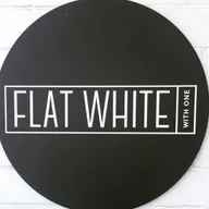 Flat White With One logo