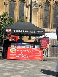 Purely Falafel logo